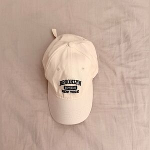 Cream Brooklyn New York Cap
